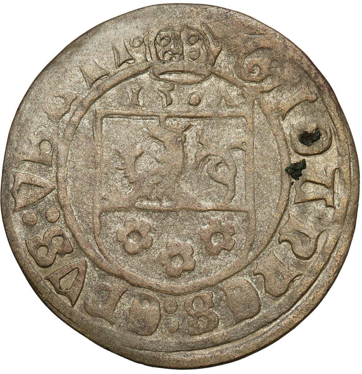 Śląsk, Księstwo Nyskie biskupów wrocławskich. Jan V Turzo (1506-1520). Grosz 1507, Nysa - RZADKI